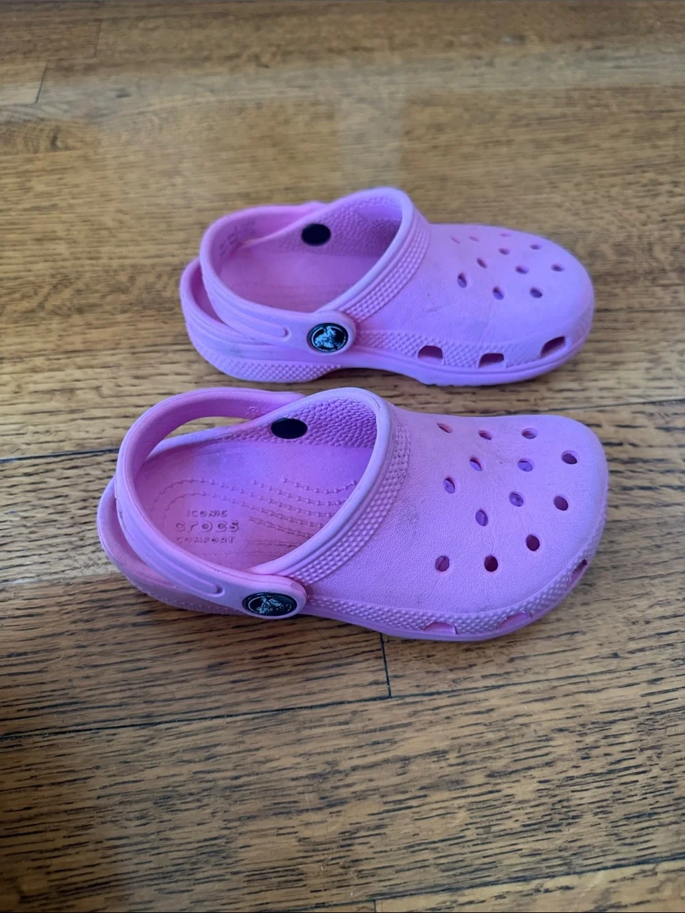 Kids Pink Crocs - Lightweight Slip-On Shoes